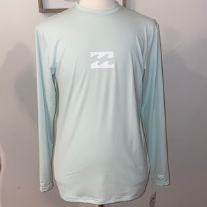 NWT!! Billabong Mens All Day Wave Loose Fit LS Rash Guard Shirt Size Large